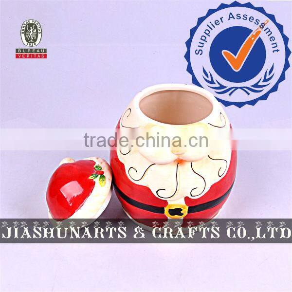 Santa Claus Ceramic Decorative Storage Boxes