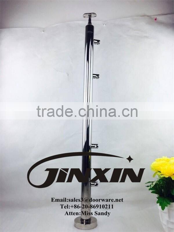 Four Star Hotel Top Balcony Flat Bar Balustrade With Hole