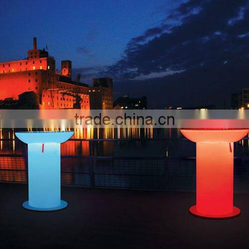 led bar table led furniture RGB LED color changing
