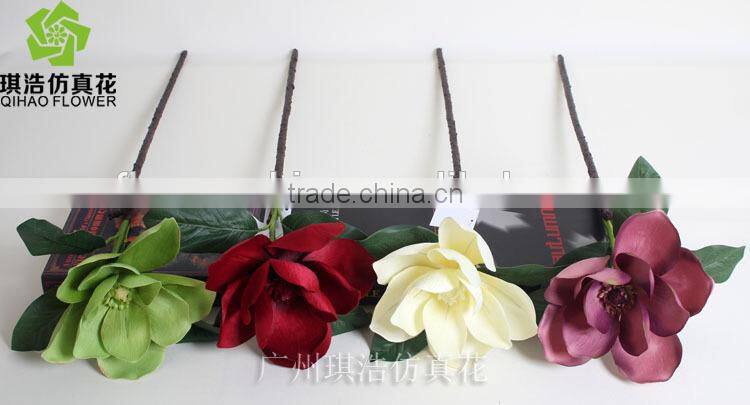 Foshan Factory Natural Decorative Artificial Magnolia Flower