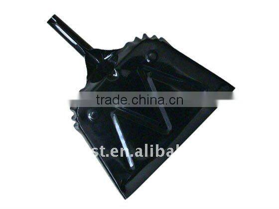 Heavy duty Metal dustpan 12"/16" black
