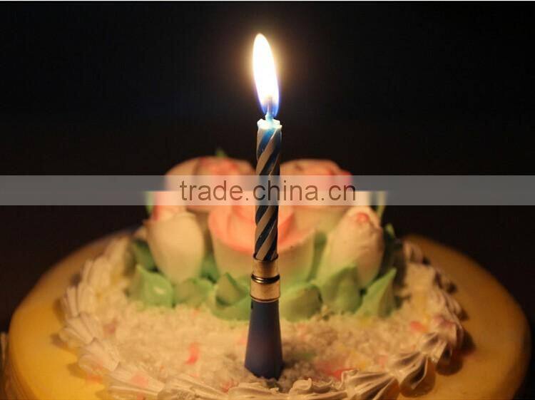 Music Colour Screw Thread Birthday Candle Wholesale