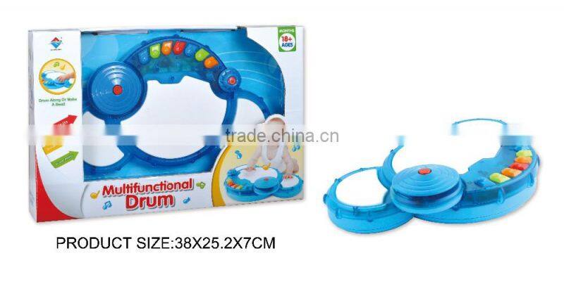 Battery operated toy drum for baby