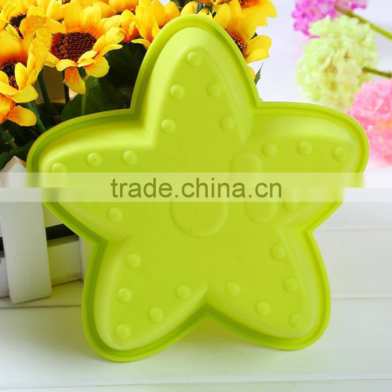 Baking Tools Silicone cup cake Mould Star Design Biscuits Mould
