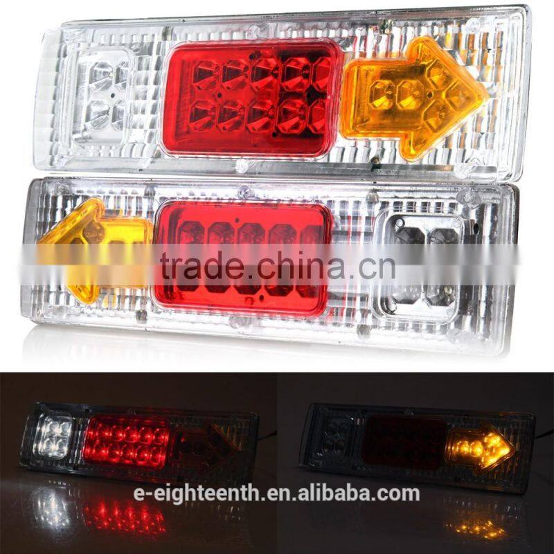 2016 new 12V 24V LED light Rear Turn Signal Truck Trailer Caravan Led Trailer Tail Lights Stop Rear Tail Indicator Light