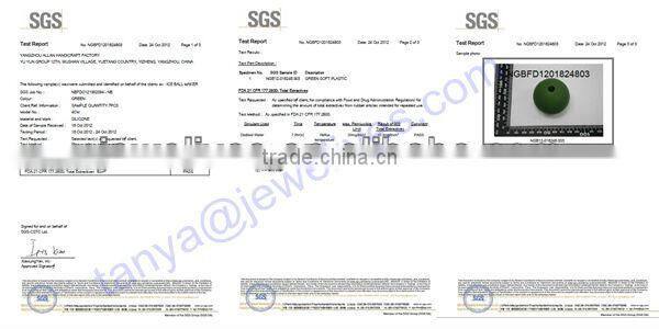 Hot sale round silicone ice ball ( privae label )