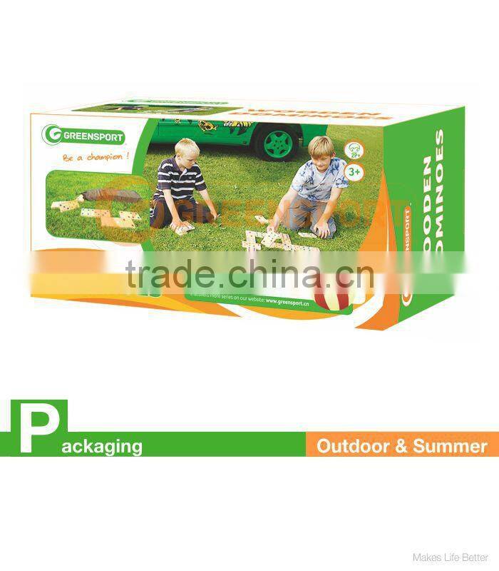 wooden domino game/Backyard game set/outdoor game set