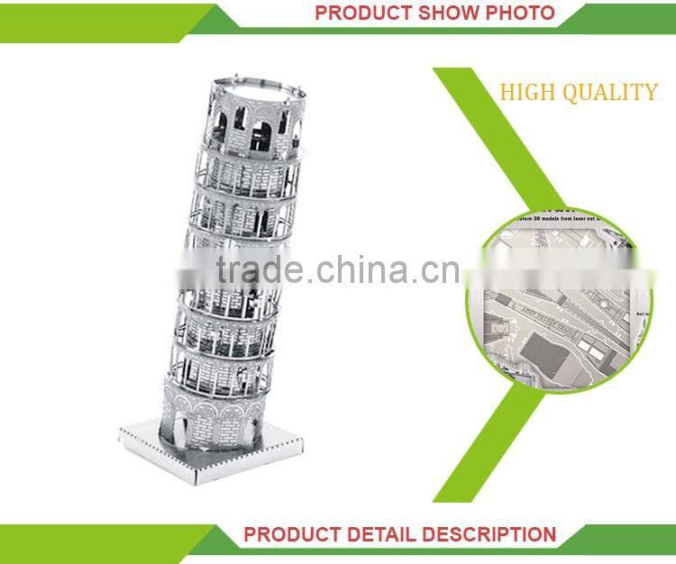 Children toy diy jigsaw puzzles manufacturers 3d metal puzzle