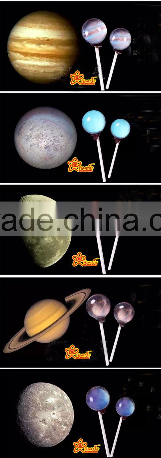 Handmade Galaxy Planet 3D Lollipop