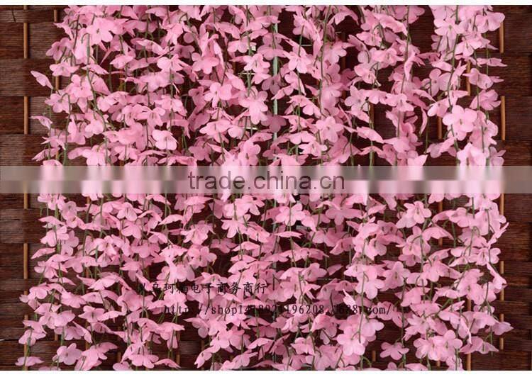 Artificial hanging flowers, plastic hanging flower vines