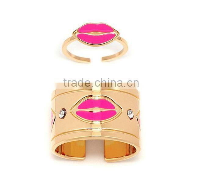 HOT sell fashion jewelry gold finger ring set midi ring set