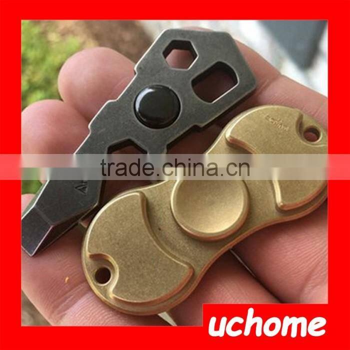 UCHOME 2017 New EDC Toys Hand Spinner Fingertips Spiral Fingers Gyro Torqbar Brass Toys Copper Brass