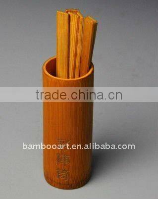 bamboo glass vase
