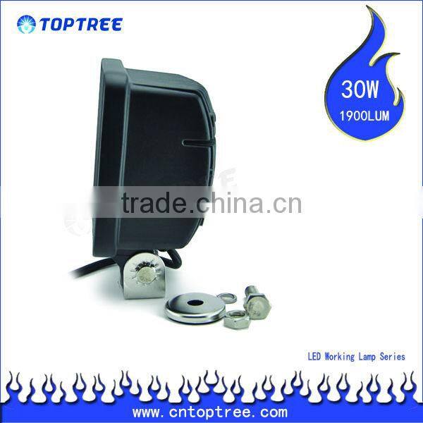 Waterproof 30W LED Work Lights 4WD Tunig Accessoties For Cars Outdoor