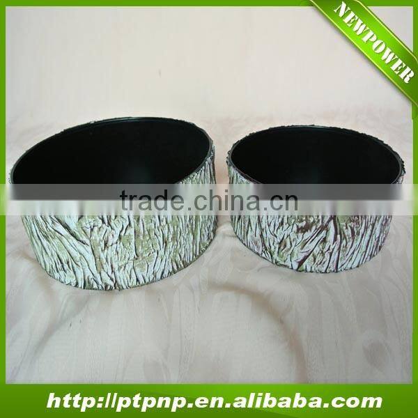 Tree design iron garden flower pot