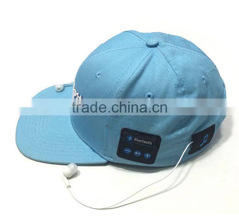 factory custom baseball bluetooth hard hat cap speakers