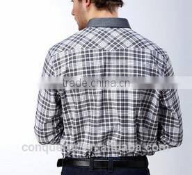 design shirt ,custom shirt ,check shirt MSH20150017