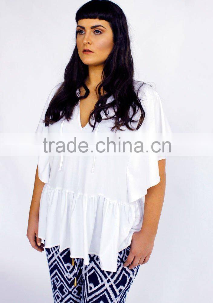 Plus Size Geometrical printed skirt