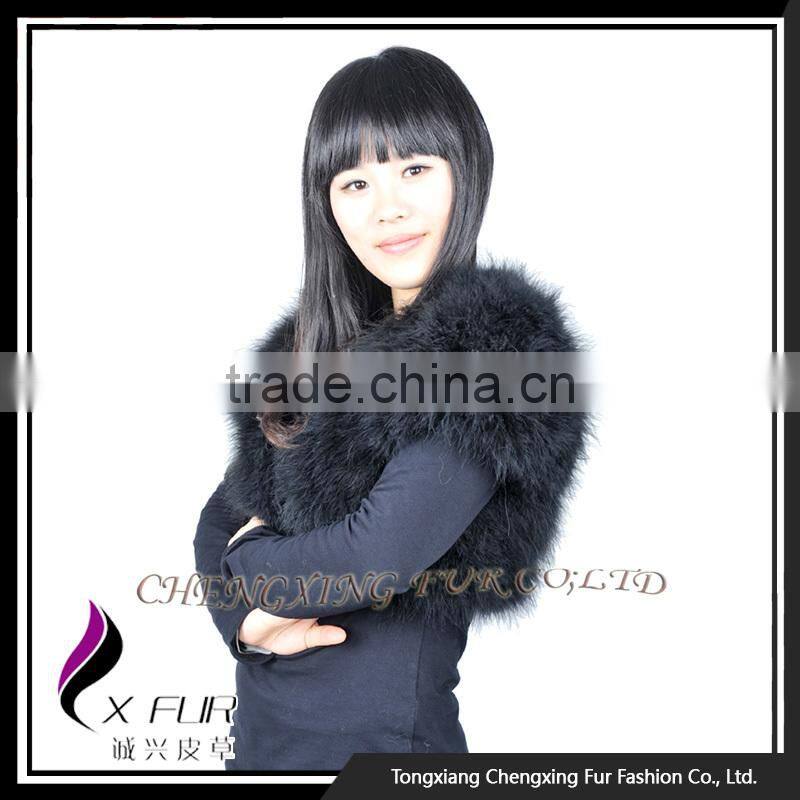 CX-G-B-249B 2017 New Design Cheap Excellent Real Fur Vest Jacket