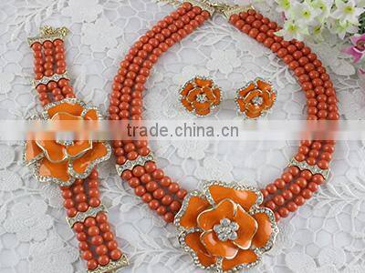 Bestway African Big Beads jewelry Fashionable Party Jewelry Sets