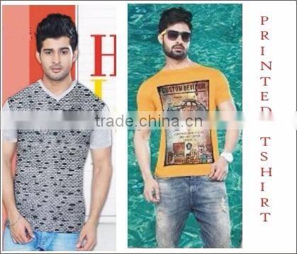 Men Stylish T-Shirt V Neck and 100% Cotton