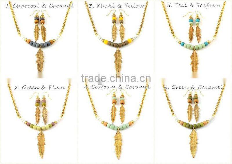 Enamel glaze jewelry set sweety cherry&strawberry earrings fruits design necklaces wholesale