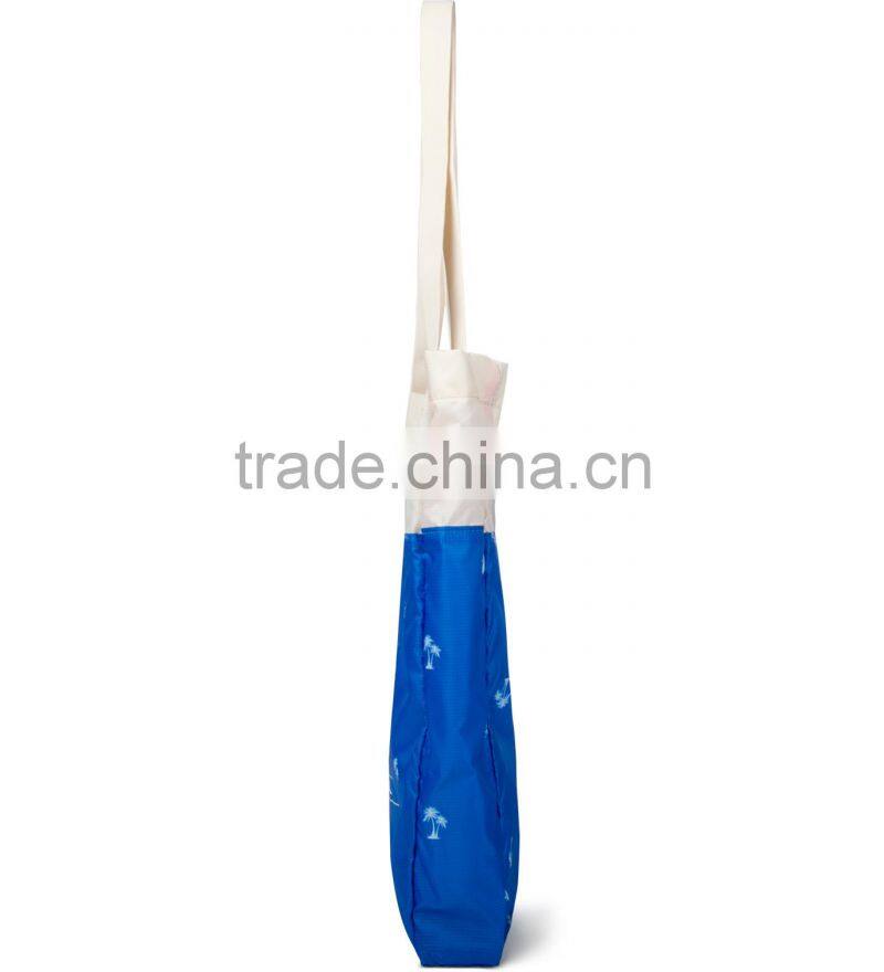 Long strap shoulder cotton canvas 2014 spring & summer tote bag