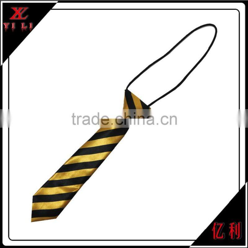 Wholesale baby bright color soft fabric elastic polyester necktie