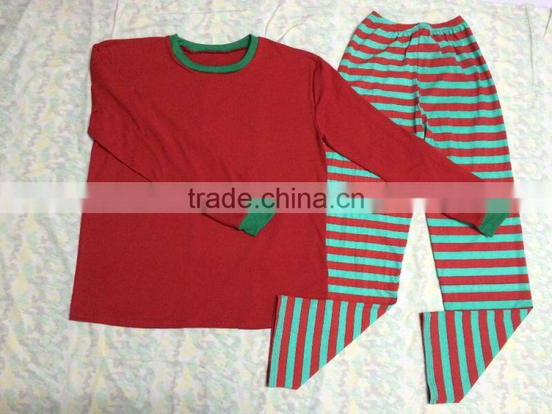 Wholesale christmas pajamas clothing children cotton outfit baby clothes christmas pajamas clothes