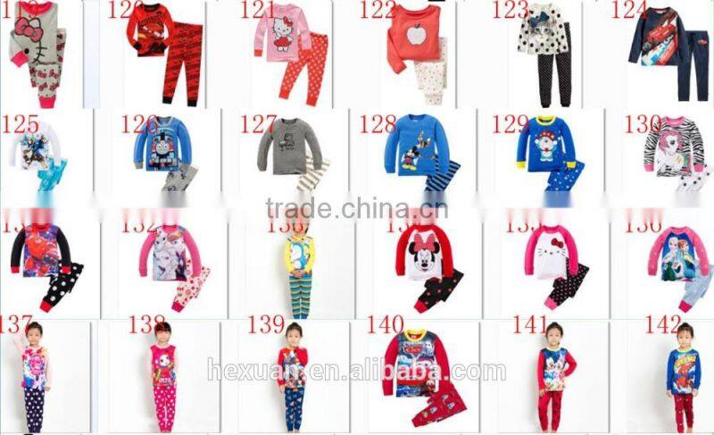 Wholesale Kids Winter Pajama 2 Pcs Set Long Sleeve Childrens26