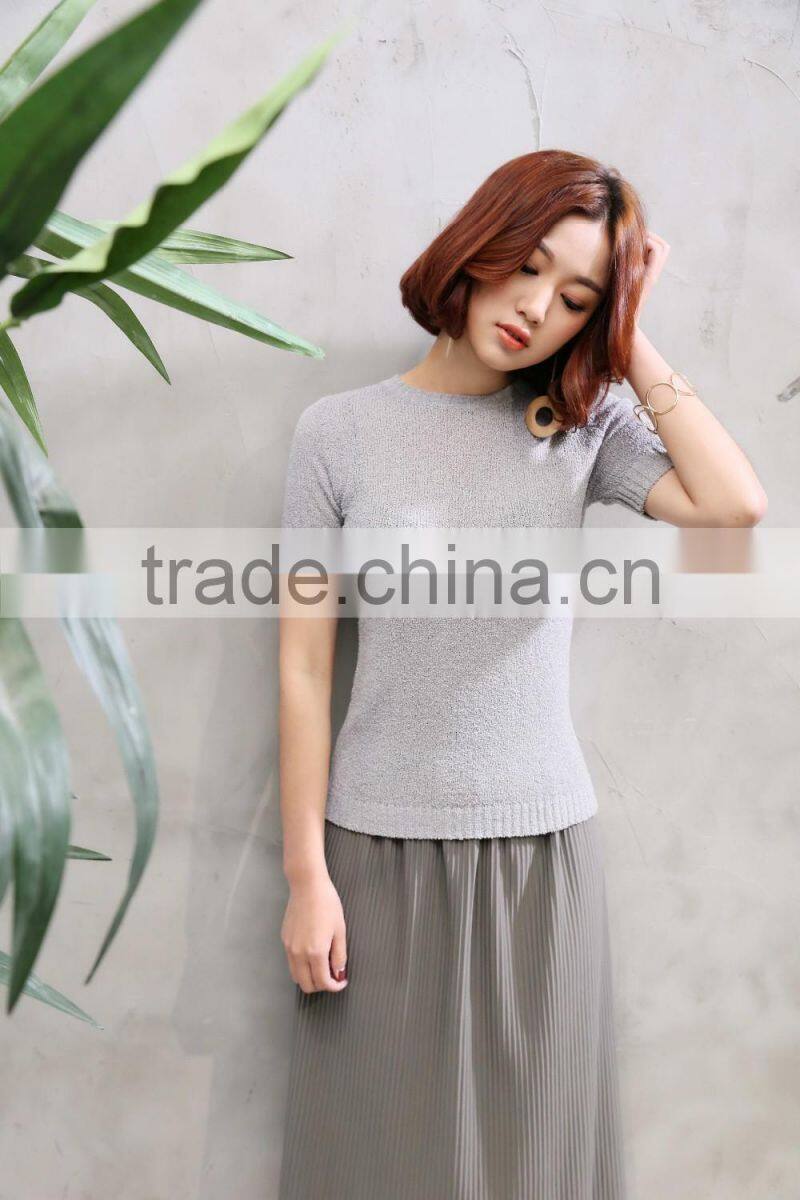 Fashion style Tight fit short sleeve t-shirts for women