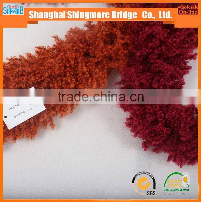 alibaba China novelty yarn manufacturer hot wholesale acrylic pigtail yarn for sweater scarf yarn