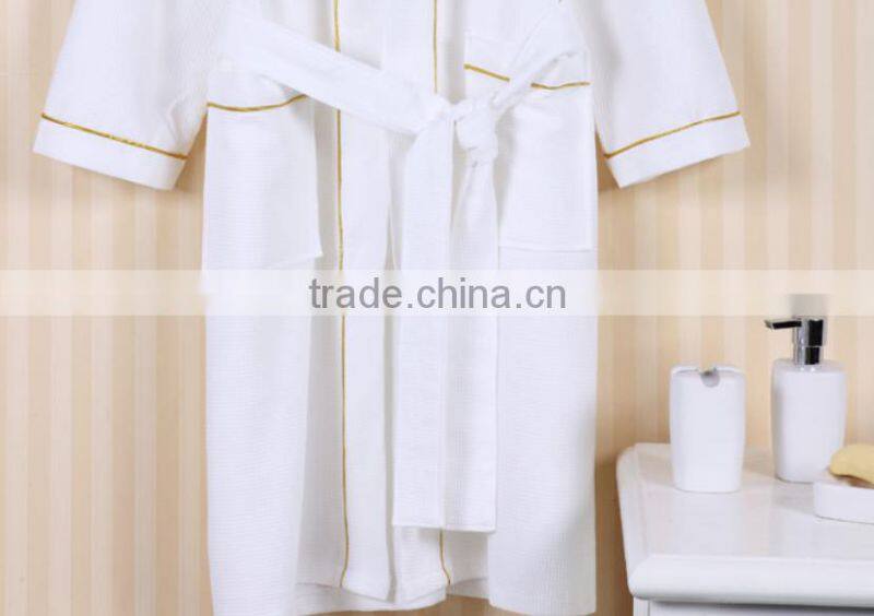 White Waffle Robe Hotel Bathrobes