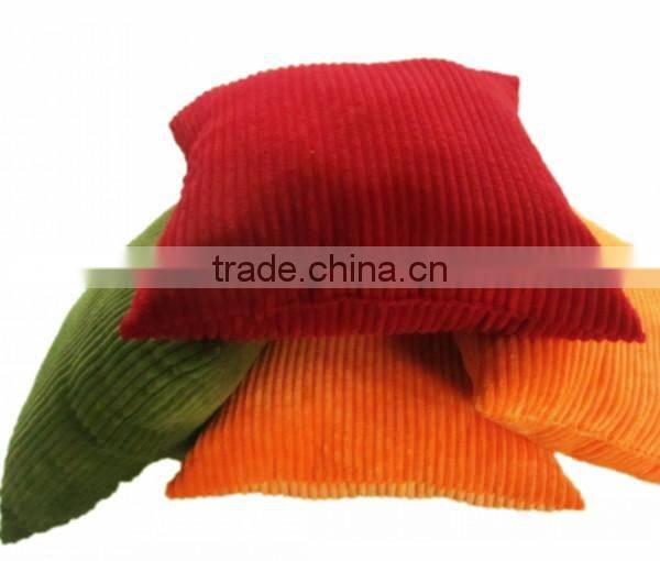2014 Xinbo various solid coral fleece strip pattern cushion cover