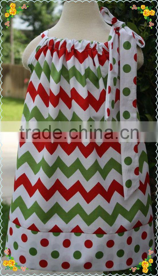 Wholesale Lovely Chevron Knit Cotton Dress For Baby Girls Soft Night Gown Dress Cute Kids Long Sleeve Dresses Toddler Clothing