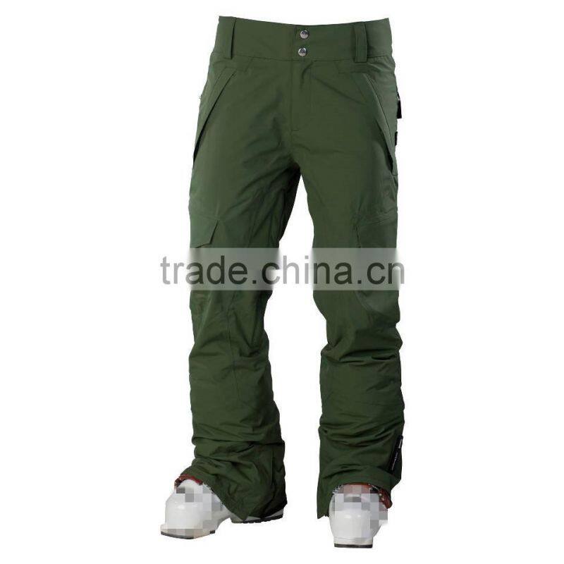 Green Custom Active Mens Ski Pants