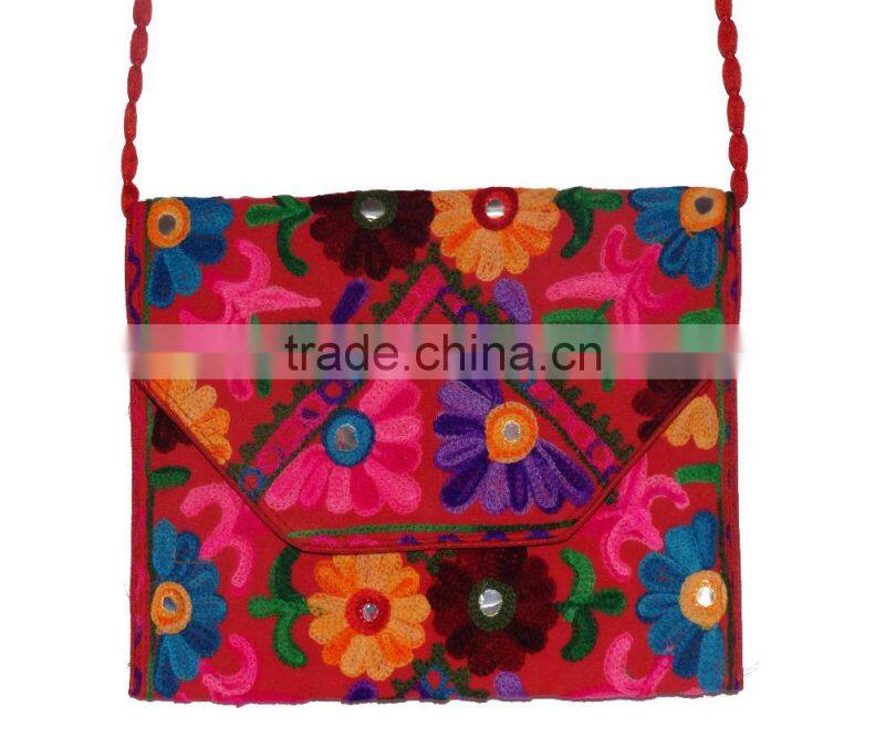 2017 USA market sholder cluthes from jaipuri bandhej