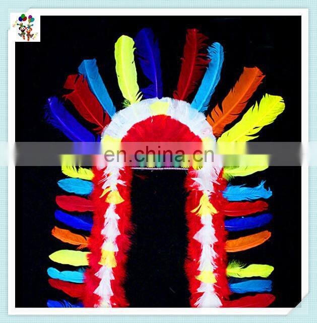 Native American Carnival Party Indian Feather Headdress HPC-0717