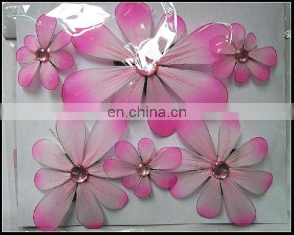 Pink Nylon flower wholesale