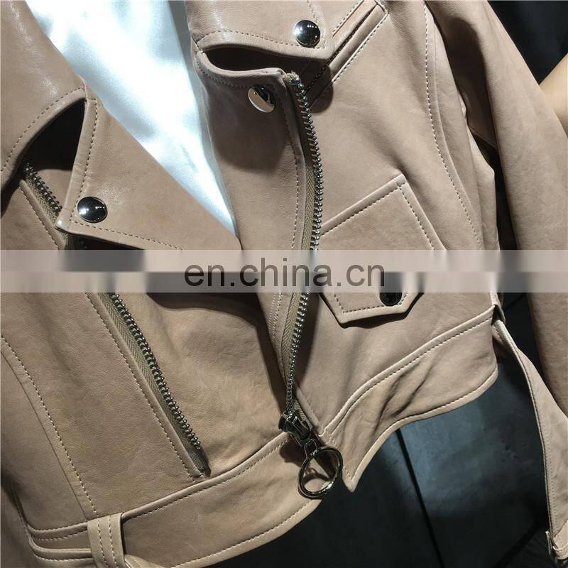 2017 Modern Design Top Quality Oem Custom Jackets Spring Autumn Leather Jacket Export