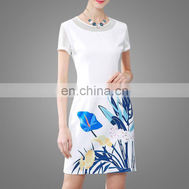 New Design Fashion Midi Dress Summer Confortable Office Lady Midi Dress