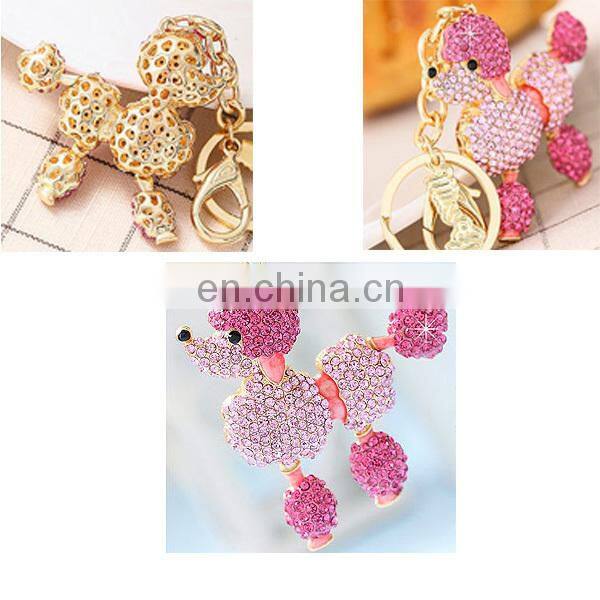 Fashion Rhinestone Metal Crystal Keychain Key chain Key Rings MCKC-0003