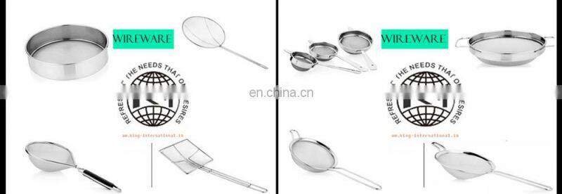 stainless steel wire oil skimmer for kitchen, wire skimmer kitchen utensils