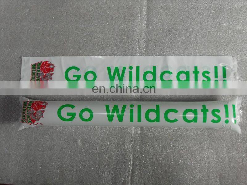 Custom promotional cheering inflatable sticks