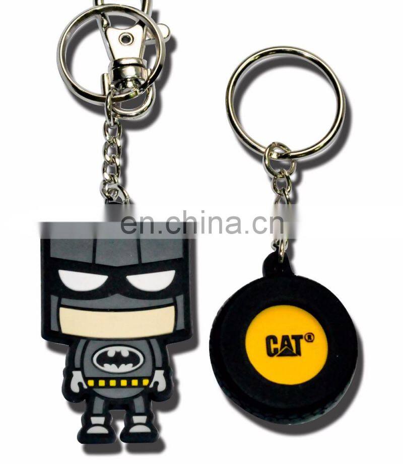 Custom bespoke rubber key chain manufacturer