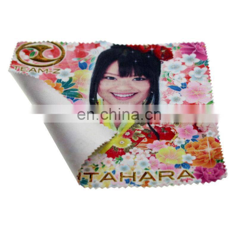 microfiber advertise custom cleaning cloth for glasses beach