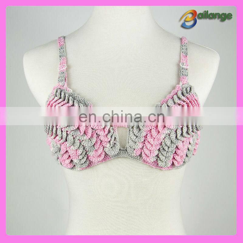 Bailange 2016 Newest lady unique crochet bra swimming cloth sexy lady bra