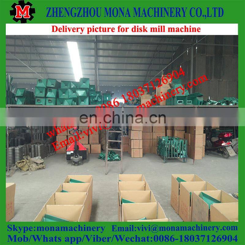 Hot sales paddy rice flour disk mill/bean milling machine with low price