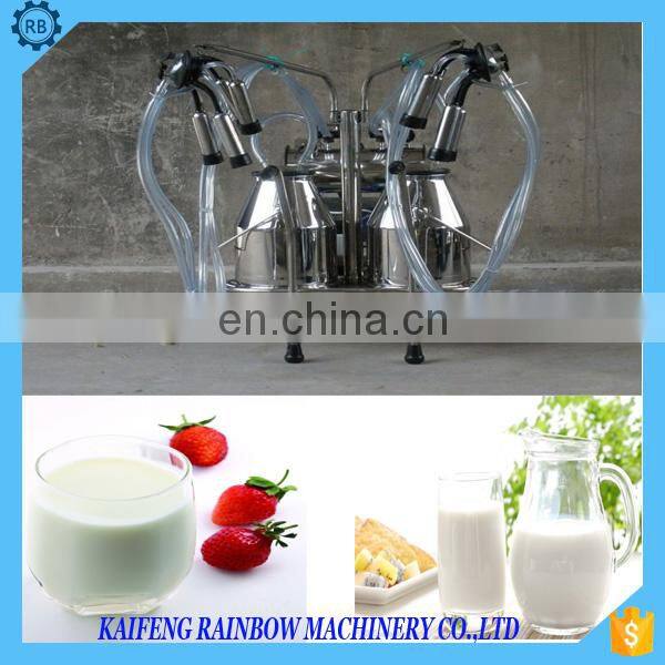 304 Stainless steel cow milking machine with low price for sale
