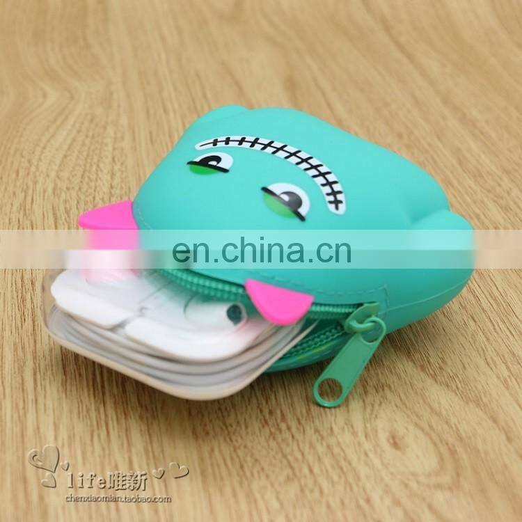 Bulk Wholesale Animal Shape Key Holder Wallet Custom Clutch Mini Women's Silicone Coin Purse